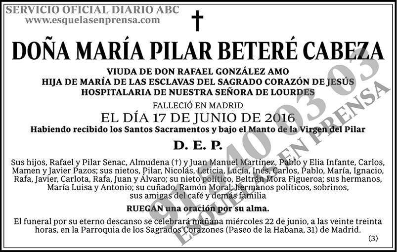 María Pilar Beteré Cabeza